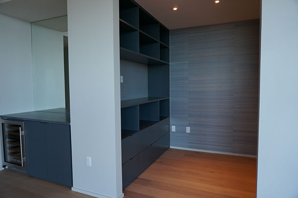 inset cabinet kitchen clean modern white beach